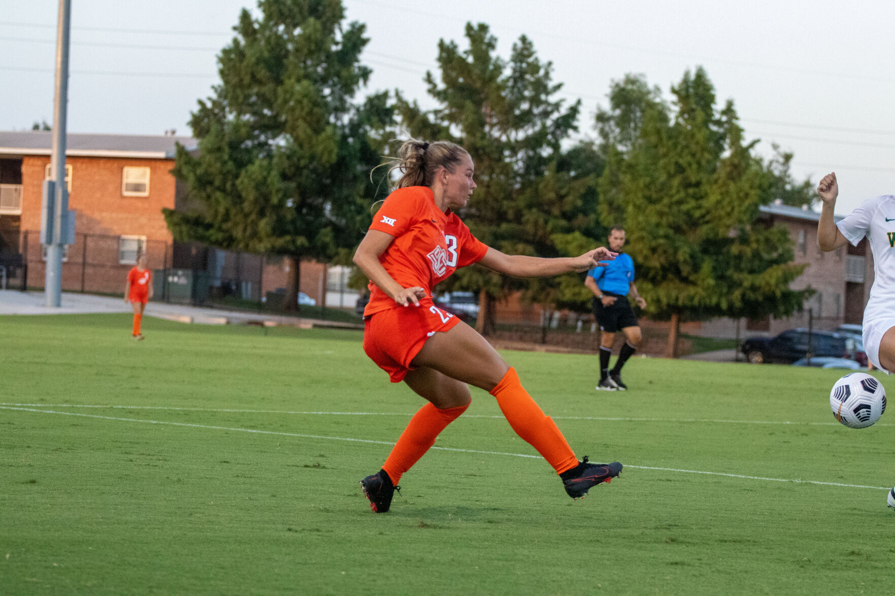 OSU junior Megan Haines against Wright State